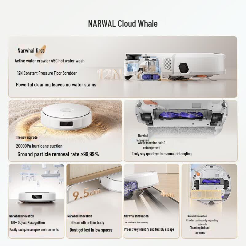 Narwal J6 Robot Vacuum and Mop