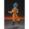 TAMASHII NATIONS SHFiguarts Dragon Ball Супер Сайян Бог Супер Сайян Сон Гоку -Супер- Приблизительно. Подвижная фигура, окрашенная в цвет АБС и ПВХ, 140 мм.