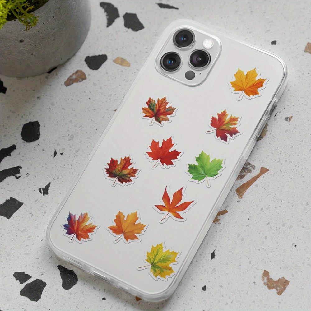 Maple Leaf Themed Stickers Perfect for Holiday Gifts, Party Decorations, Back To School, Class Rewards, Birthdays, Skateboards, Luggage, Bikes