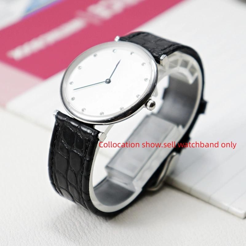 13 14 16мм 18мм 19мм 20мм Тонкий Мягкий ремешок из кожи крокодила Для Longines L4 L2 VC MIDO Cartier Пряжка-пимп коричневый синий Ремешок для часов