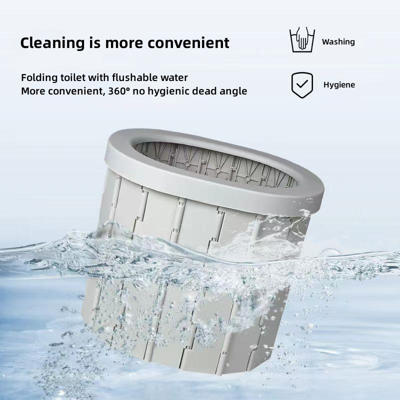 Портативный складной туалет для автомобиля