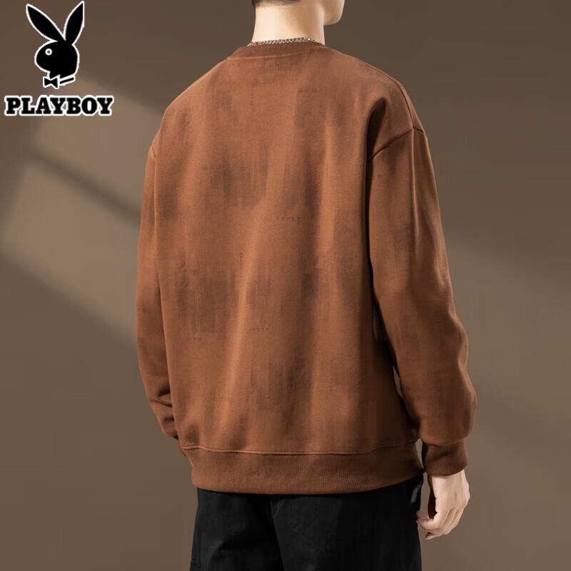 PLAYBOY Мужская свободная футболка с длинным рукавом