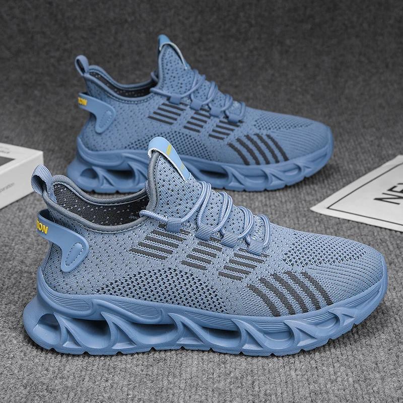 Man Trainers Running Shoes Breathable Sports Sneakers Outdoor Non-Slip Sneakers Couple Casual Comfortable Running Shoes 39-46
