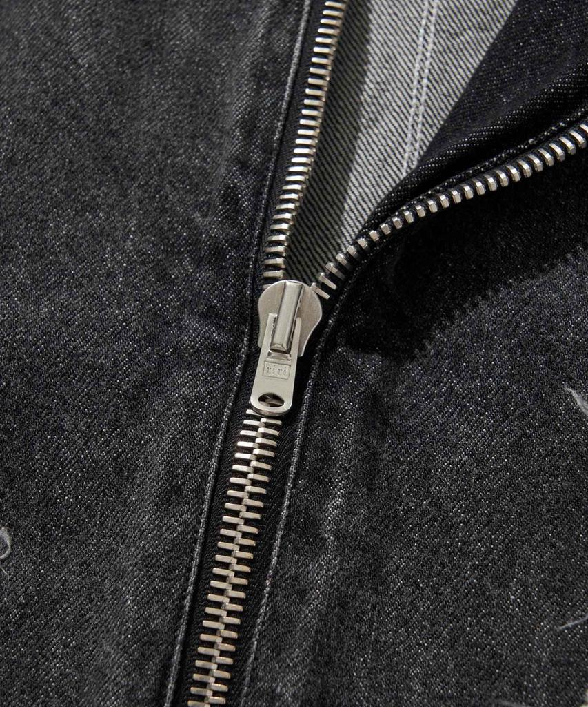 Libere Denim Biker Jacket / Black