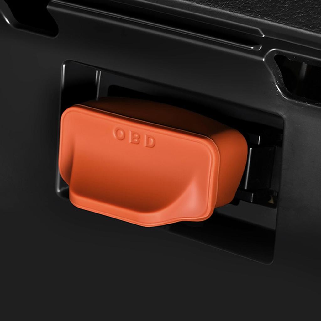 Силиконовая Заглушка Защитная для Диагностического Разъема OBD Пылезащитный Чехол Защита от Пыли Водонепроницаемая Ударопрочная Антикоррозийная Аксессуары для Автомобиля