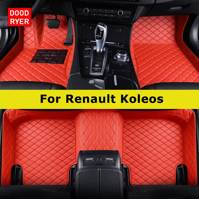DOODRYER Пользовательские автомобильные коврики для Renault Koleos Автоковры для ног Coche Аксессуары