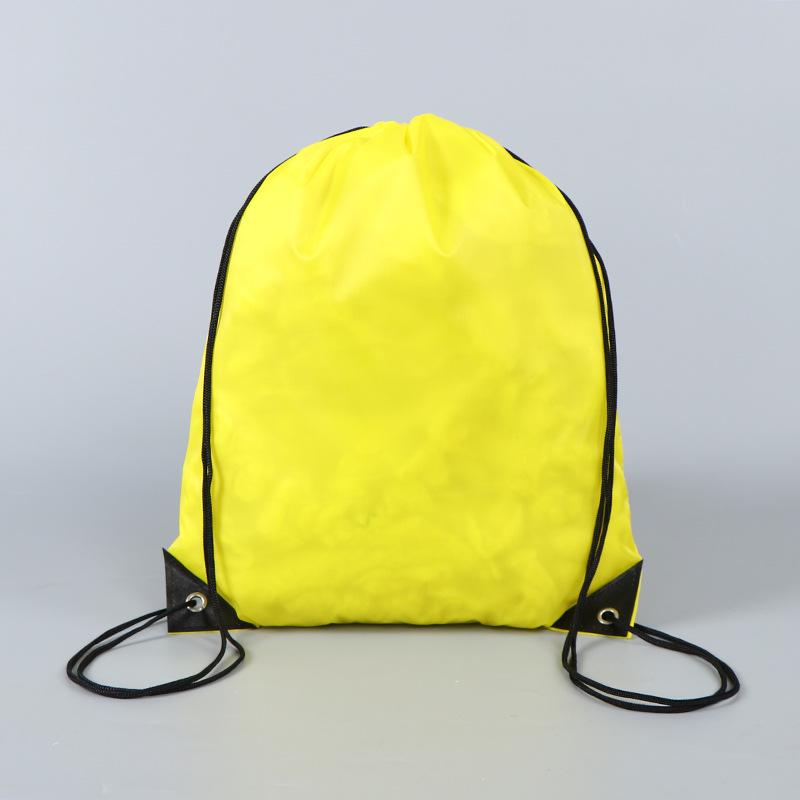Водонепроницаемый полиэстеровый спортивный рюкзак на шнурке для мужчин и женщин