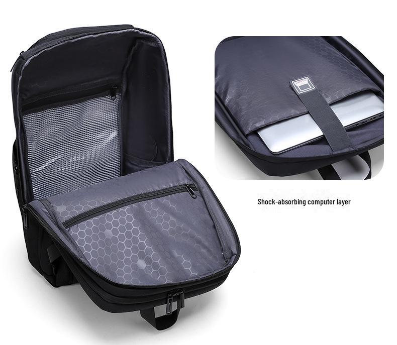 Водонепроницаемый рюкзак унисекс большой вместимости: Модная дорожная и школьная сумка с отделением для ноутбука