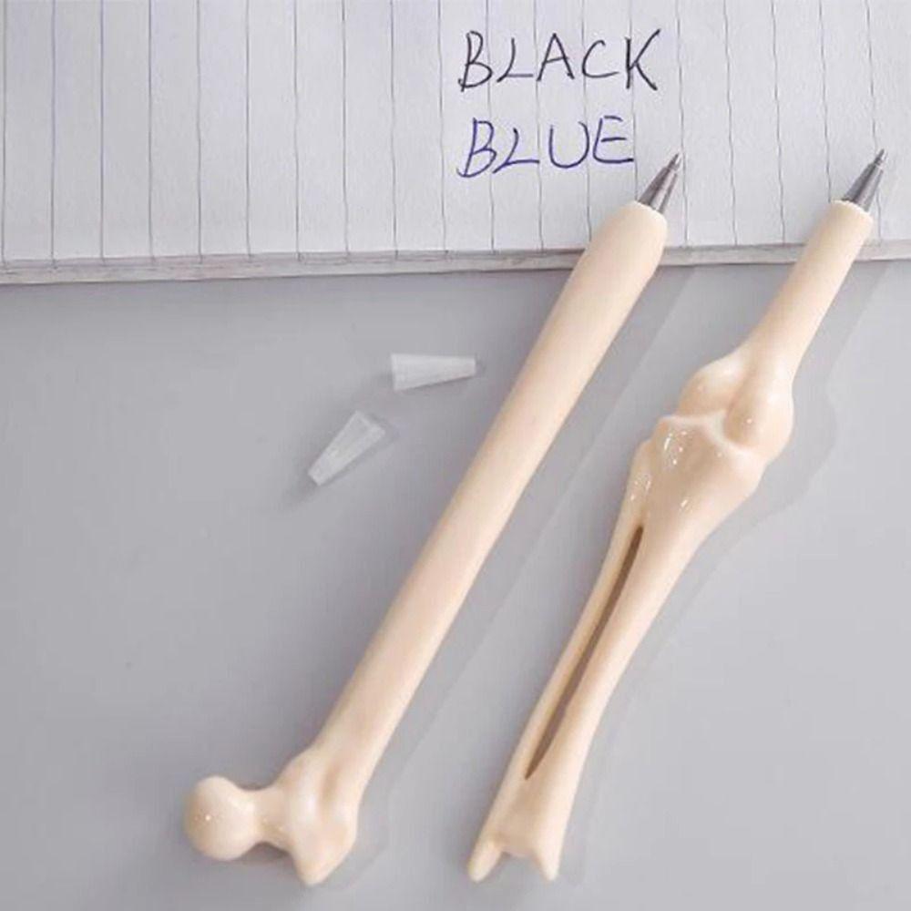 5Pcs Type 1.0 Bone Shaped School Pens Length 14.7cm Bone Shape Ballpoint  Writing