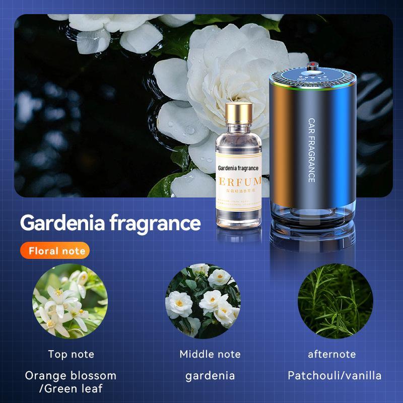 Алюминиевый автомобильный диффузор для духов с автоматическим распылением и атмосферной подсветкой «Звездное небо»