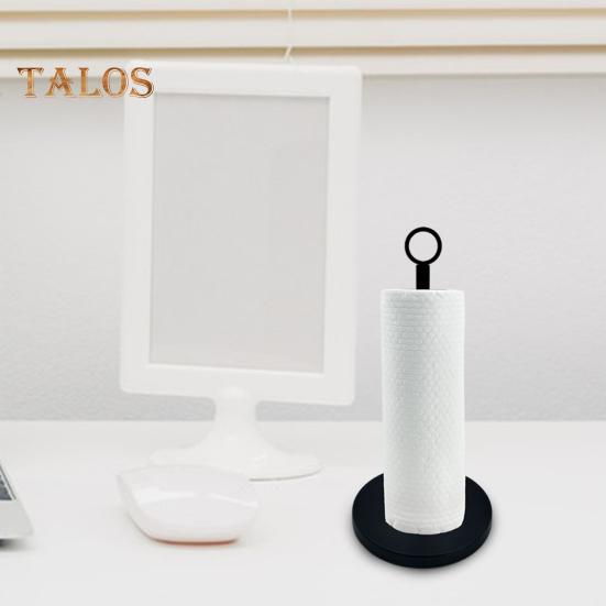 Держатель для бумажных полотенец из нержавеющей стали с утяжеленным противоскользящим основанием, полированной поверхностью, устойчивый к коррозии, подставка для держателя бумажных полотенец