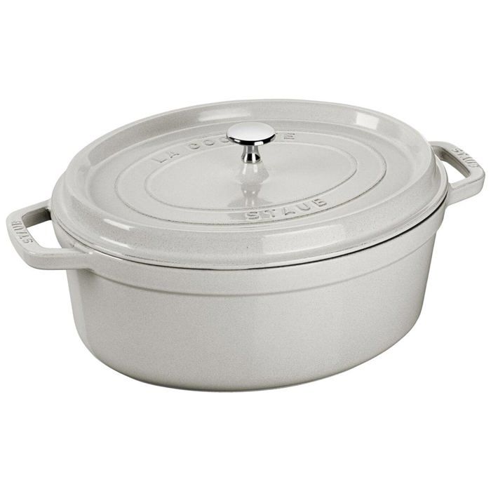 Cocotte ovale 31 cm Truffe blanche