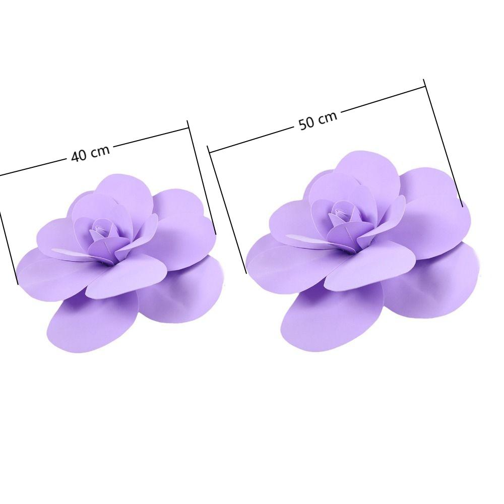 40/50cm PE Fake Flower Head Large Simulated Foam Rose  Home Garden Decorations