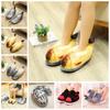 Winter Furry Slippers Ladies Shark Slippers Cute Cartoon Animal Slippers Warm Indoor Slippers Men Women Couple Shoes Slippers 45