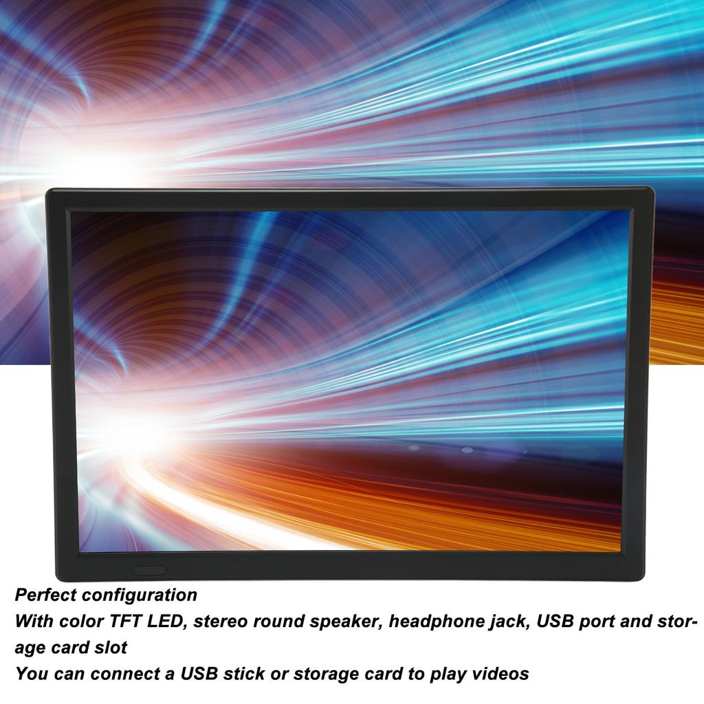 16 Inch Portable LED TV 1080P ATSC High Sensitivity Widescreen USB Digital Tuner AV In Out Digital TV 16 Inch Portable LED TV