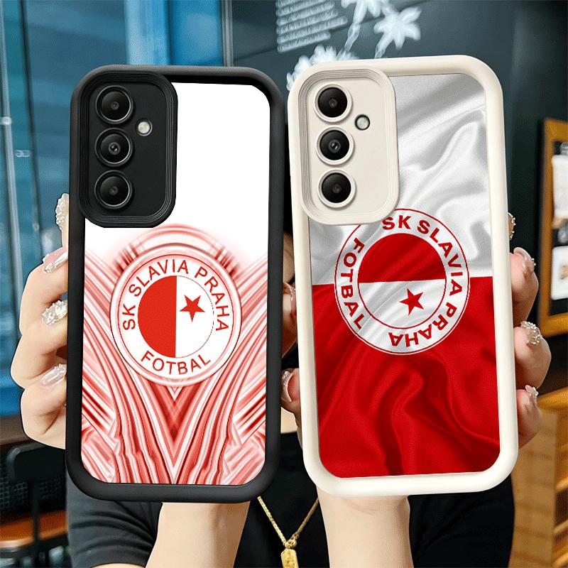 Чехол для телефона для Samsung Galaxy A17 A16 A15 A14 A13 Sk Slavia Praha Чешская Республика A56 A36 A26 A55 A35 A25 A54 A34 A24 A53 A33 A23