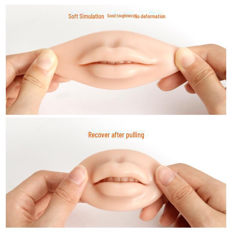 3D силиконовый блок для практики татуировки губ для начинающих