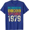 Birthday Awesome Since September 1979 Old Bday Gift Unisex T-Shirt