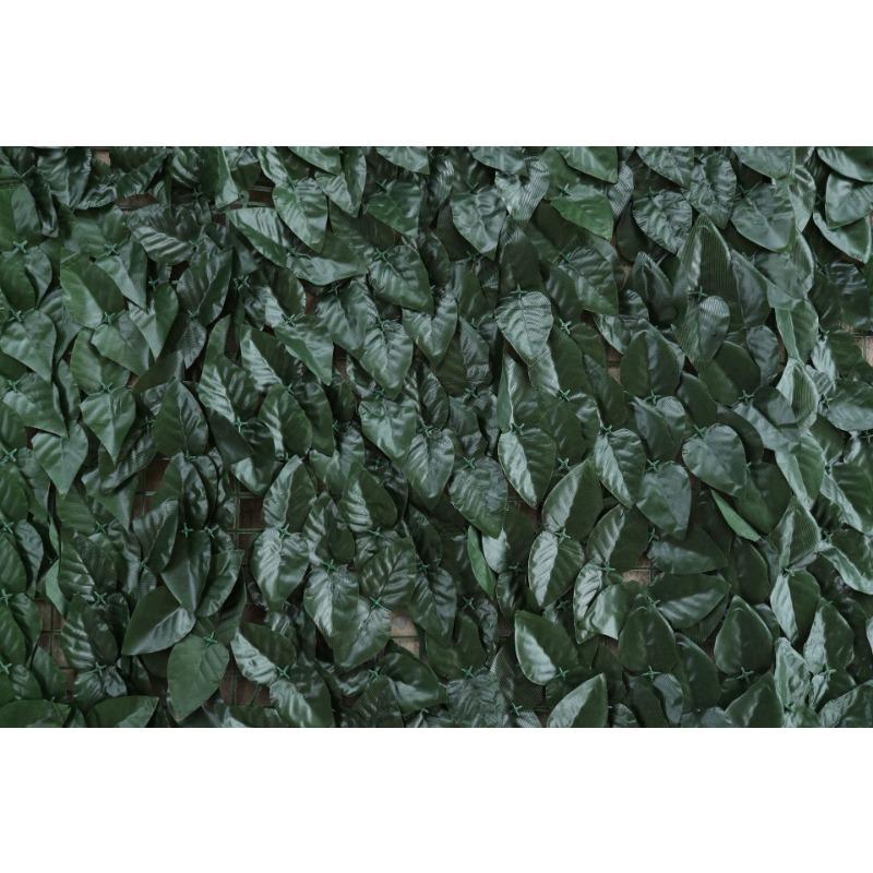 Искусственная стена из растений Забор Сетка для забора Украшение забора Искусственный зеленый газон Зеленый лиственный забор Балконное ограждение Крышка ограждения