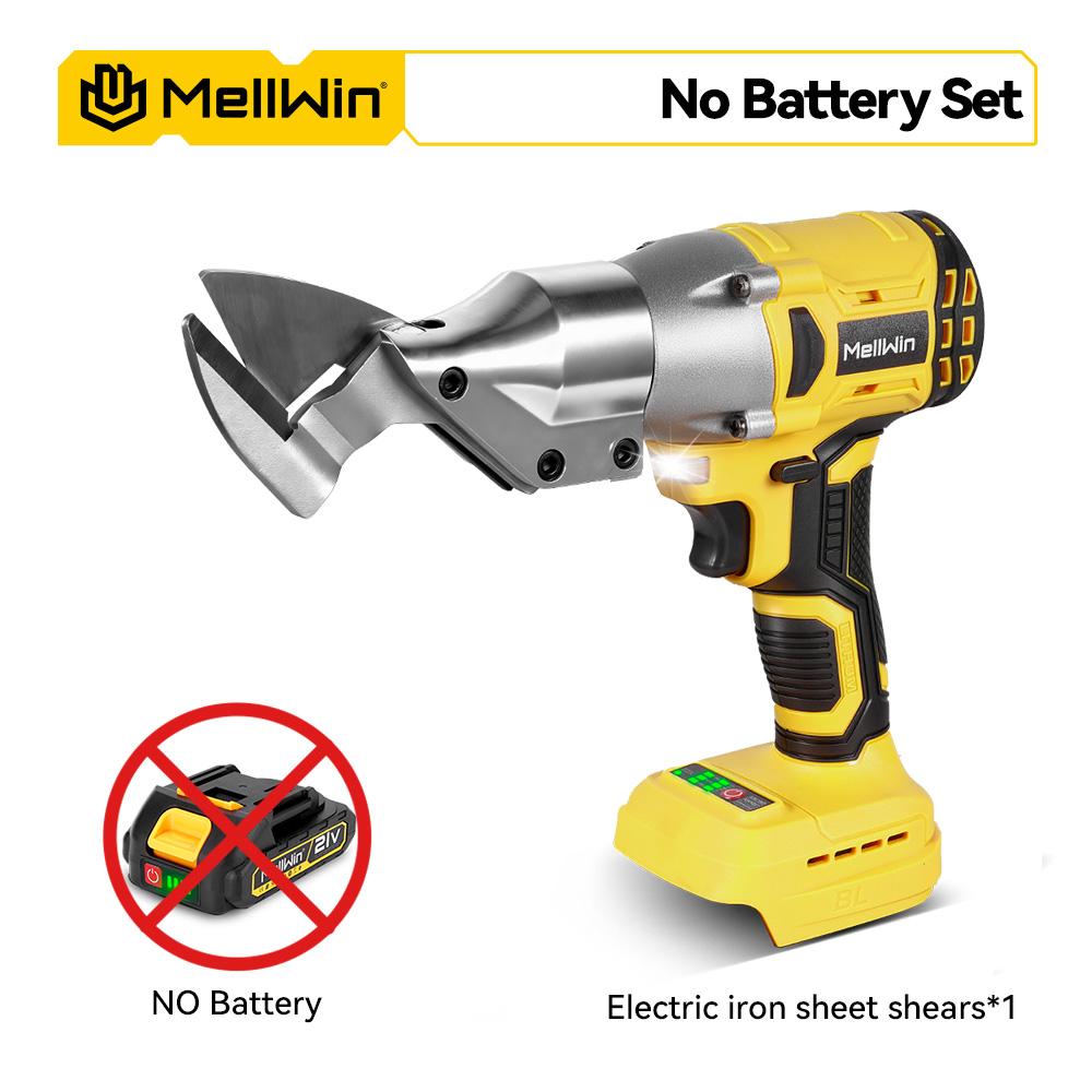 MELLWIN 1800 Вт Бесщеточные Электрические Ножницы Аккумуляторные Электрические Ножницы по Листовому Металлу Домашние Многофункциональные Ножницы Инструменты Для Аккумулятора Makita 18 В Штифтовое Крепление
