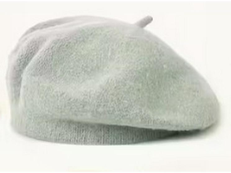 Винтажный британский женский шерстяной берет: Вязаная шляпа художника для осенне-зимнего тепла