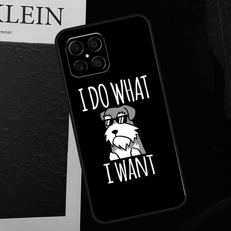 Cartoon Schnauzer Dog Case For Honor X9b X9c X8b X9a X8a X8 X9 50 70 90 Lite Honor 200 Pro Magic 7 5 6 Lite Cover