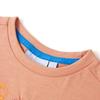 T-shirt enfants à manches courtes orange clair 92/104/116/128/140