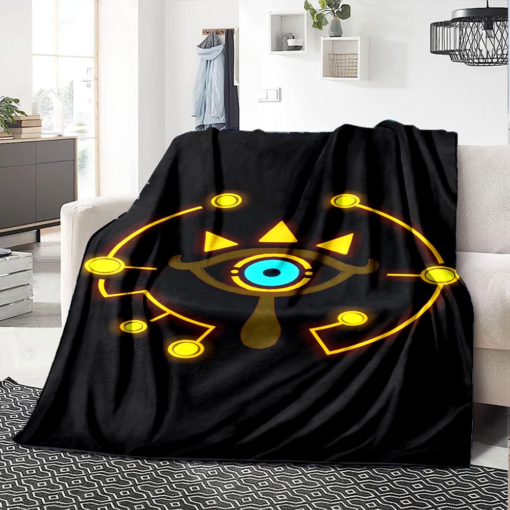 1pc Fantasy Landscape Adventure flannel Blanket for Super Soft Cute Comfort Blanket for Travel Bedding Couch Sofa Blanket Y82555