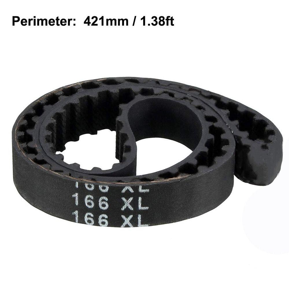 Черный приводной зубчатый ремень шириной 10 мм, шкивы ремня ГРМ, синхронная передача мощности с замкнутым контуром