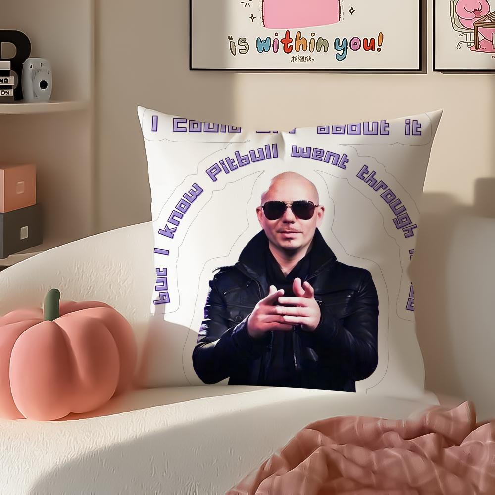 Мистер Мир Уайд PPitbull Наволочка Наволочка Короткий Плюш Невидимая молния Комната Диван Наволочка