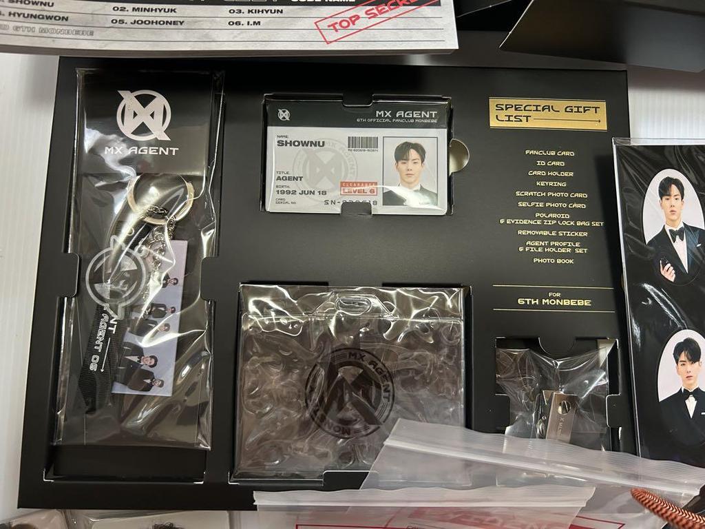 [Б/У] MONSTA X 6-й Фан-клуб Корейский Фан-клубный Набор