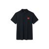 Anta Champion Series Solid Color National Flag Print Short Sleeve Polo Shirt Men Polo Shirts Night-Sea-Black 152320128-3