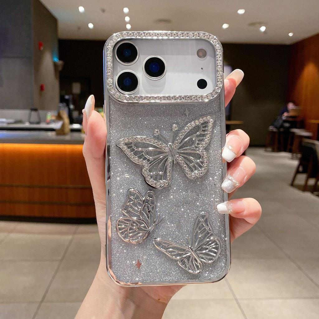 Новый чехол для мобильного телефона iPhone11promax с постепенным изменением цвета, вспышкой-бабочкой и бриллиантами подходит для 11, мягкое покрытие, 11 защитный чехол