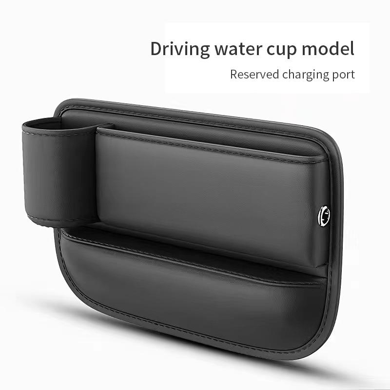 Сумка для автомобильного сиденья из искусственной кожи, сумка для хранения для автоконсоли, боковой разъем для сиденья, органайзер-наполнитель, автомобильный карман для укладки, карман для уборки