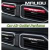 Зажим-диффузор для автомобильного кондиционера Твердый парфюм Для Malibu Логотип Expedition Освежитель воздуха удаляет запах Автоаксессуары