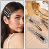 1PCS Rhinestone Hair Clips Water Drop Crystal Hair Barrettes Bling Hairpins Glitter Hair Accessories For Women Girls