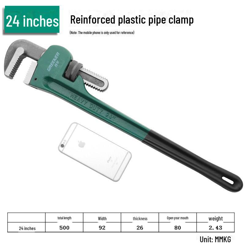 Ключ для труб Green Forest Heavy-Duty, 18-24 дюйма, быстросъемные клещи для водопроводных труб и арматуры