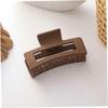 Hair Claw Clips Square Non Slip Catch Barrette Strong Hold Hair Jaw Accessories for Women Girls 4PCS,Hair Jaw Clips green+pink+coffee+black)(4pcs