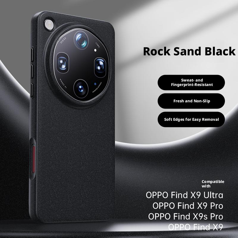 Для Oppo Find X9 и X9 Pro, X9s Pro и X9 Ultra Чехол Матовый Каменный Песок Магнитный Пятностойкий Кожаный Ударопрочный Бампер