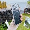 Применимо к iPhone18promax матовый магнитный держатель для линз, чехол для мобильного телефона, Apple 17 полностью закрывающийся противоударный защитный чехол.