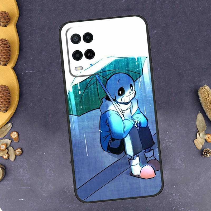 Чехол для телефона Undertale Sans для Oppo A40 A60 A80 A78 A98 A18 A38 A58 A74 A94 A54 A16 A76 A96 A15 A17 A77 A57S