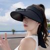 Солнцезащитная шляпа с охлаждающим вентилятором и регулируемыми ремешками, перезаряжаемая от USB батарея, широкие поля для защиты от УФ-лучей, пляжная шляпа