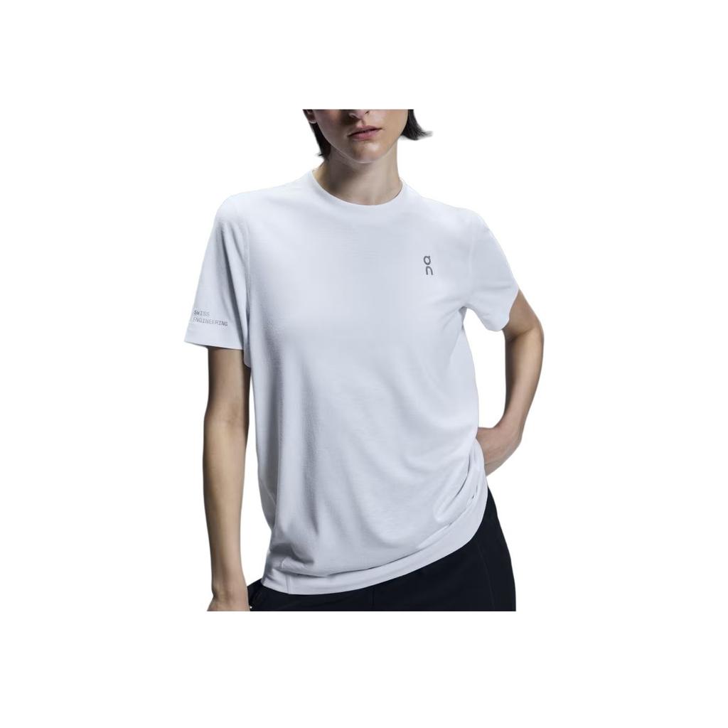 On Active-T Comfortable Breathable Sweat-Absorbing Short Sleeve T-Shirt Women T-Shirts White 1WE30340069