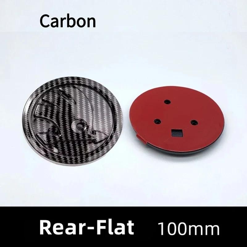 2025 Новый 100 мм ABS Автомобильная Передняя Эмблема Задний Значок Багажника Наклейка для Skoda Fabia 1 2 A7 Octavia RS Superb Rapid Yeti Karoq Авто Аксессуары