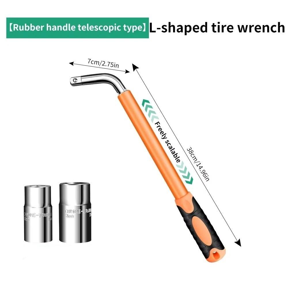 Torque Socket Tire Wrench Extended Telescopic Telescopic Wrench Lug Wrench Industrial Use