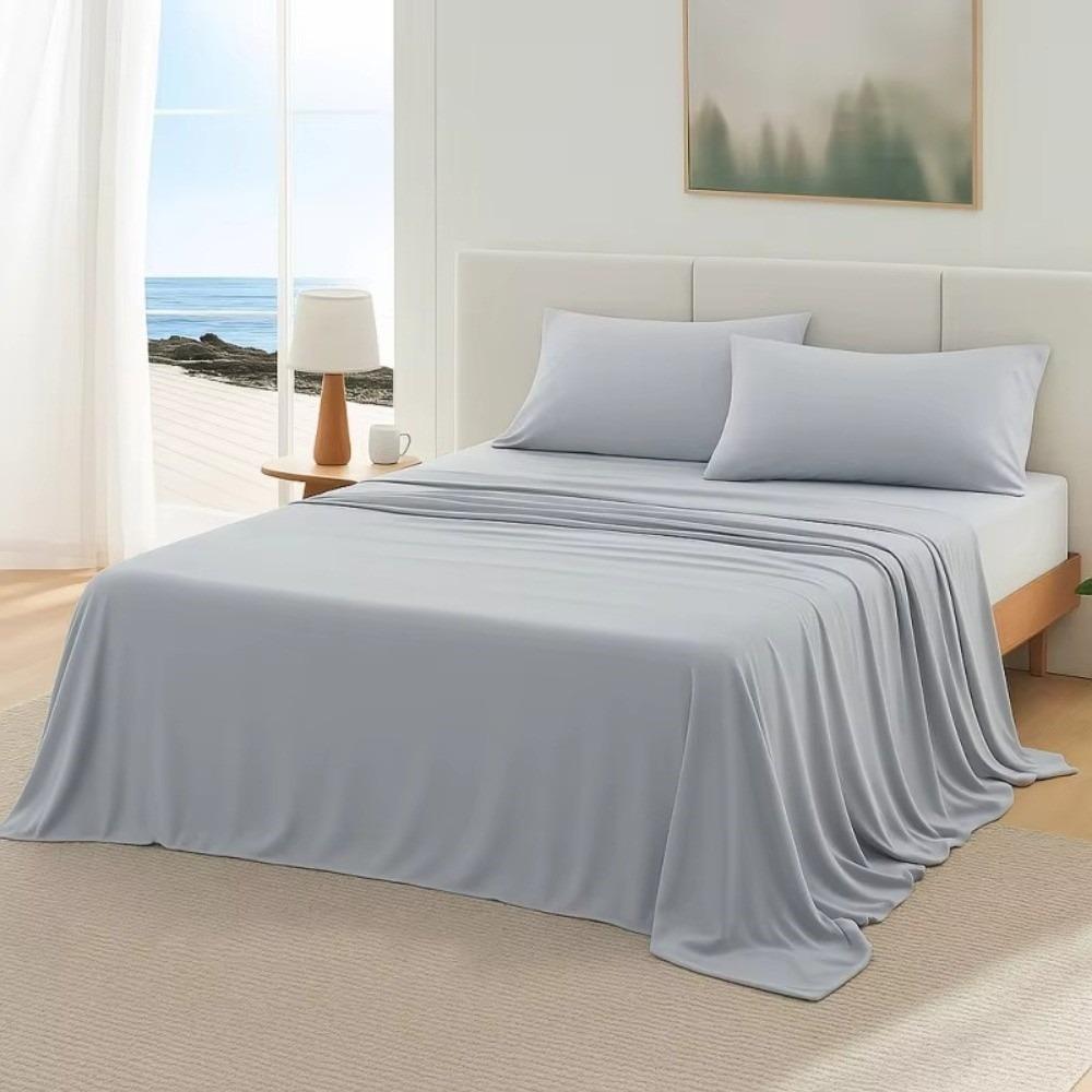 Ice Silk Material Cooling Blanket Skin-friendly Fabric Breathable Quilt  Home Office