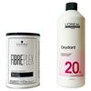 Schwarzkopf Fiberflex Осветлитель 450 г + L'Oréal Окислитель 6% 1000 мл 1 шт 1,45 л