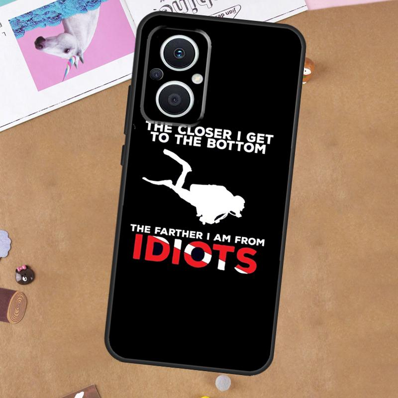 Diver Down Diving Flag For OPPO Reno 13 12 11 10 14 Pro 8T 11F 12F 13F 14F 7 8 Lite OPPO Find X9 X8 X6 X5 Pro Case