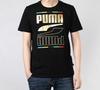 Puma Мужская футболка с втачным рукавом Черная 586589-01