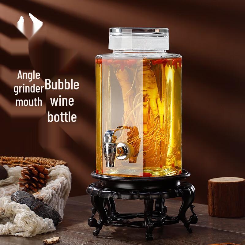 Glass Fermentation & Infusion Jar with Stainless Steel Tap